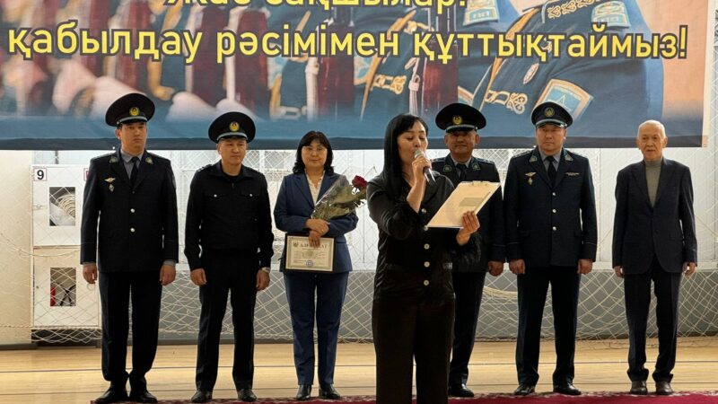 Теміртау қаласының Nº17 мектебінде «Жас сақшы» полиция сыныбы ашылды.