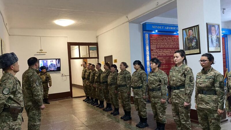 Гвардейцы из города Петропавл сдали итоговое тестирование