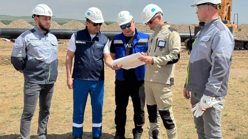 Вице-министр энергетики проинспектировал ход подготовки строительства второй нитки газопровода «Бейнеу-Бозой-Шымкент»