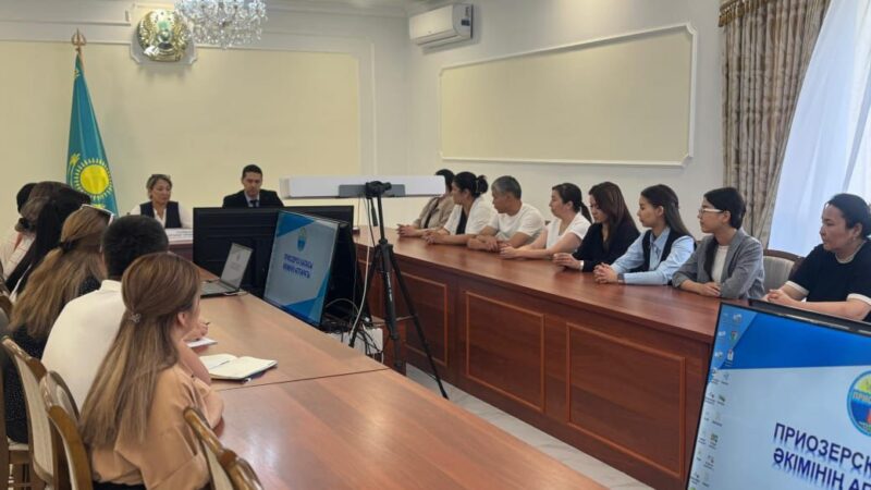 МЕМЛЕКЕТТІК ҚЫЗМЕТШІЛЕРМЕН ПРОФИЛАКТИКАЛЫҚ  ТҮСІНДІРМЕ ЖҰМЫСТАРЫ ӨТКІЗІЛДІ