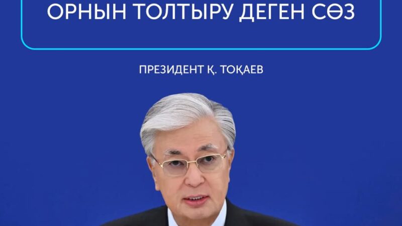 Президент: «Бірнеше атом станциясын салу – тарихи олқылықтың орнын толтыру деген сөз»