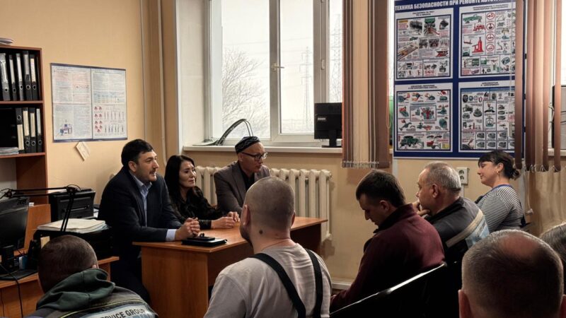 Еңбек ұжымымен жаңа Конституция жобасы талқыланды