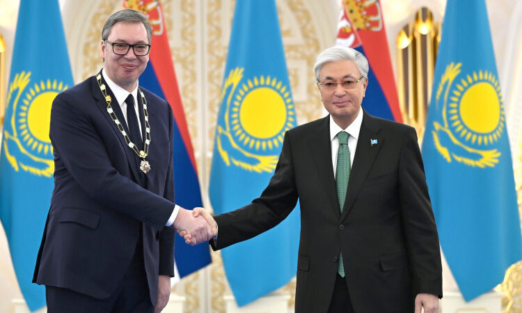 Мемлекет басшысы Сербия Президентін «Алтын Қыран» орденімен марапаттады