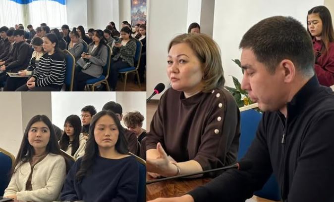 Алғаш рет дауыс беретін студенттермен кездесу өтті