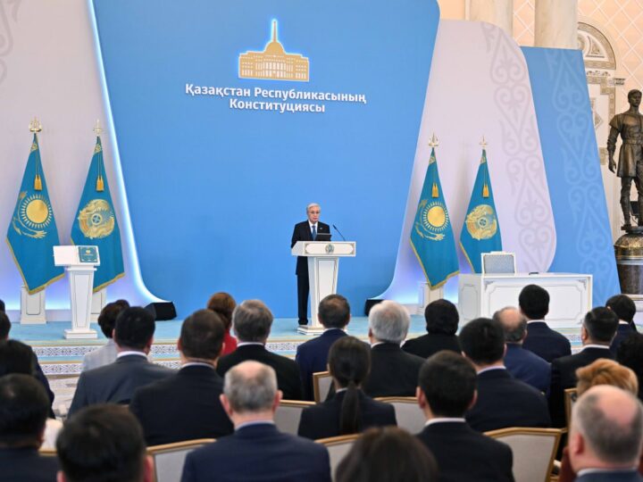 Президент Қасым-Жомарт Тоқаев Конституцияны қабылдауға арналған салтанатты жиынға қатысты