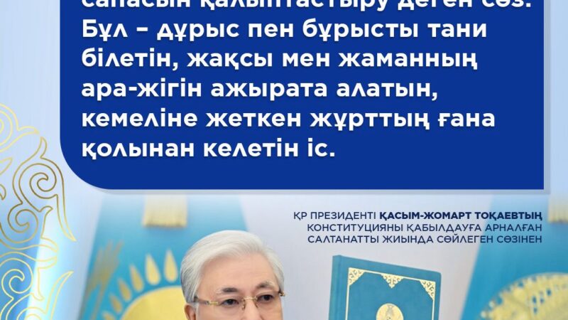 Президент: «Конституция — тарихи құжат»