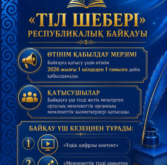 «Тіл шебері» республикалық байқауы
