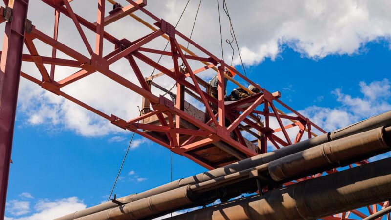 В Темиртау продолжается газификация металлургического комбината